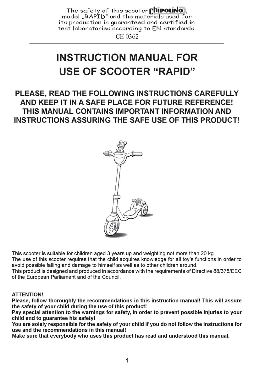 Chipolino RAPID instruction manual