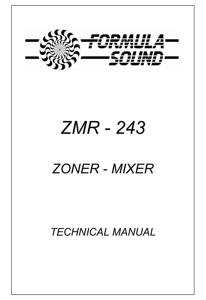 Formula Sound ZMR - 243 Technical manual