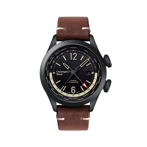 Christopher Ward C8 UTC Worldtimer Owner's handbook