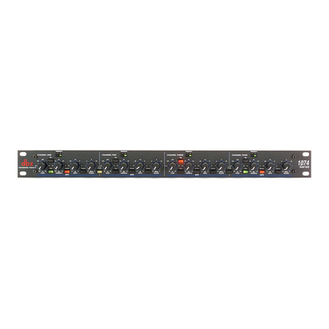 dbx 1074 User manual