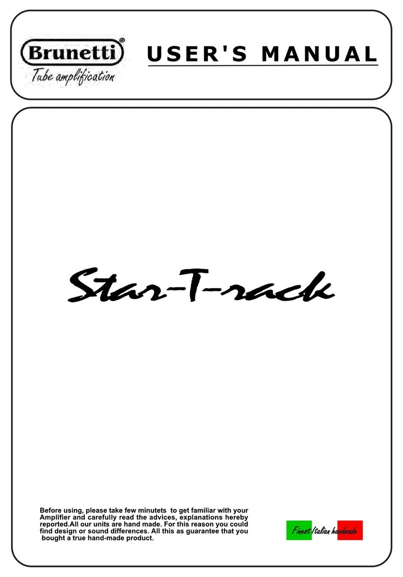 Brunetti Star-T-rack user manual