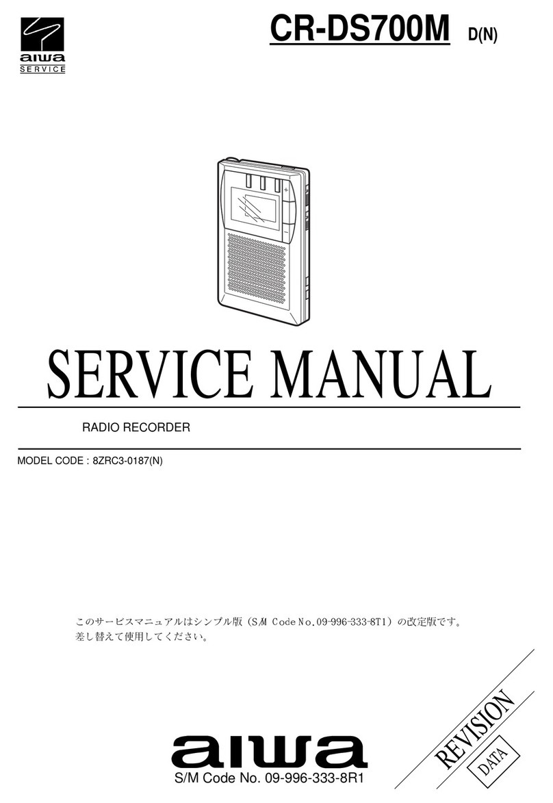 Aiwa CR-DS700M Service manual