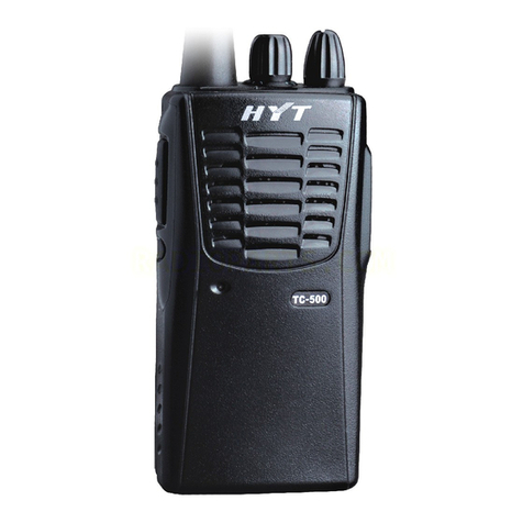 Hytera HYT TC-500 User manual Hytera HYT TC-500 User manual
