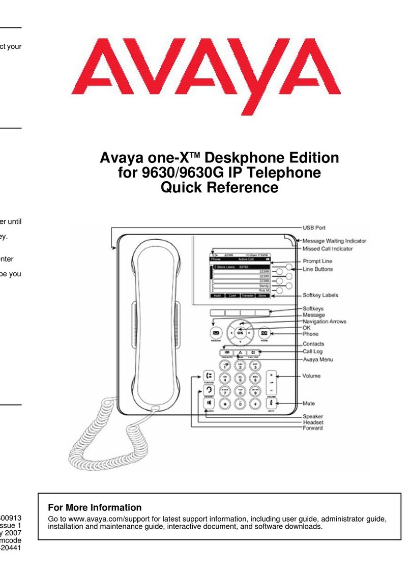 Avaya one-X Quick Edition User manual