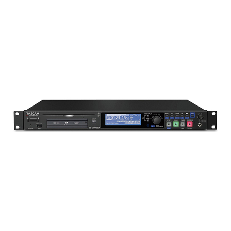 Tascam SS-CDR250N User manual