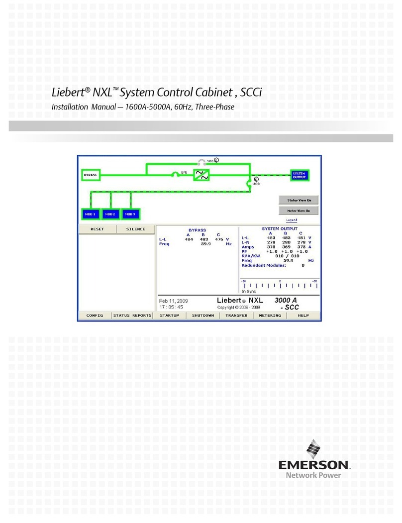 Emerson Liebert NXL installation manual
