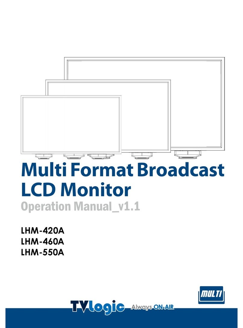 TV Logic LHM-420A User manual TV Logic LHM-420A User manual
