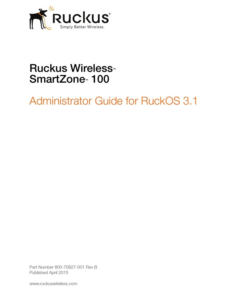Ruckus Wireless SmartZone 100 Administrator's guide