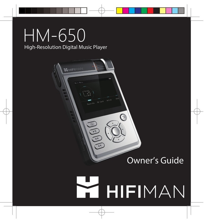 HiFiMAN HM-650 owner's guide