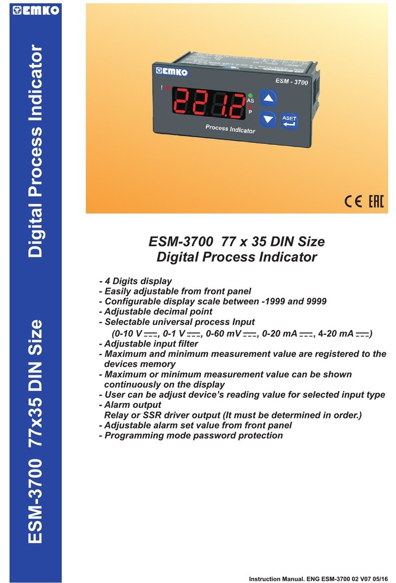 EMKO ESM-3700 instruction manual