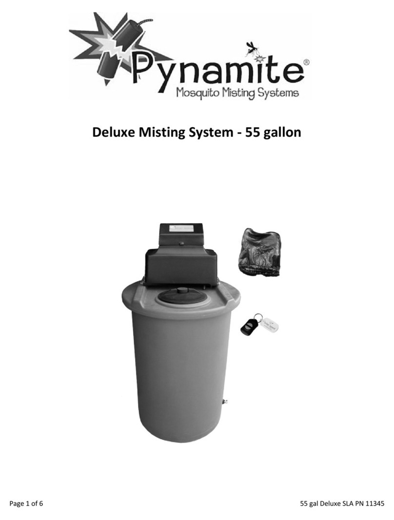Pynamite 55 Gallon Deluxe System manual Pynamite 55 Gallon Deluxe System manual