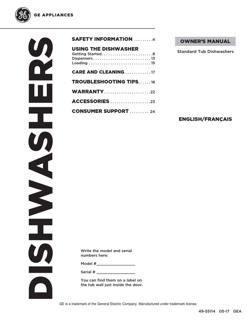 GE GSD2100V User manual