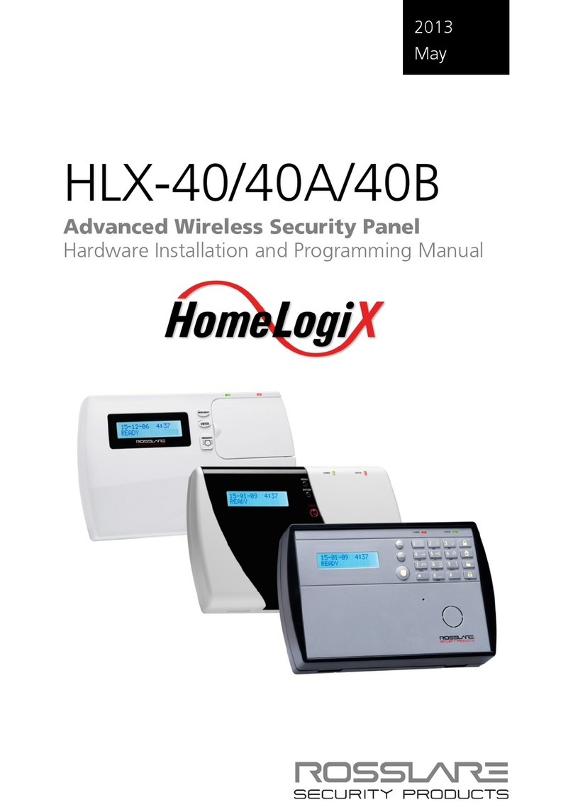 Rosslare HLX-40 Installation and programming manual