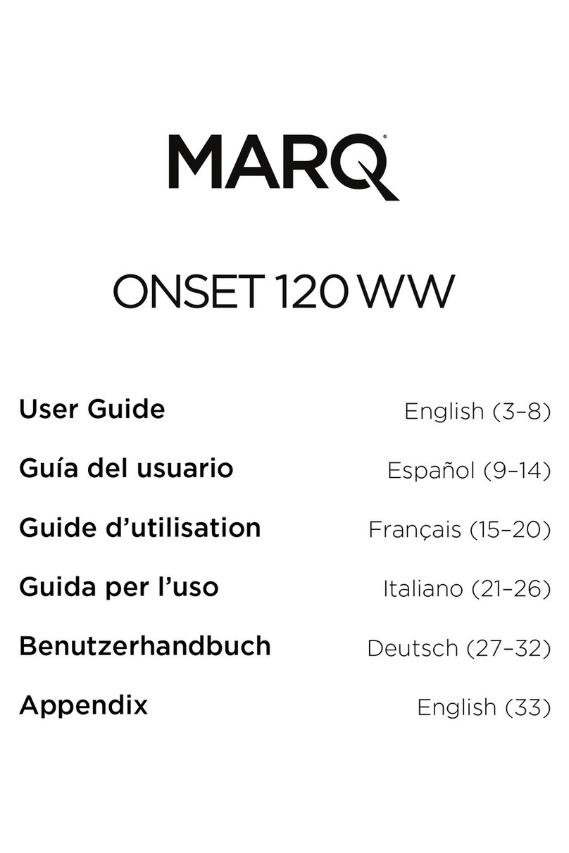 Marq Onset 120 WW user guide