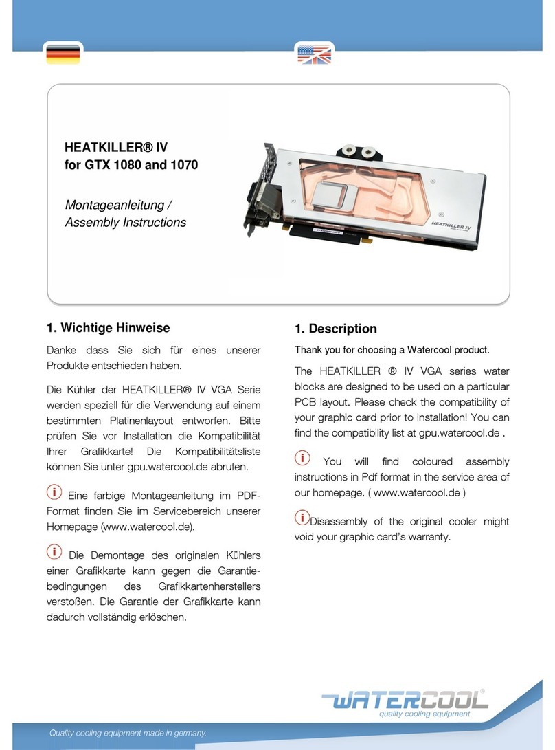 Watercool heatkiller IV Assembly instructions