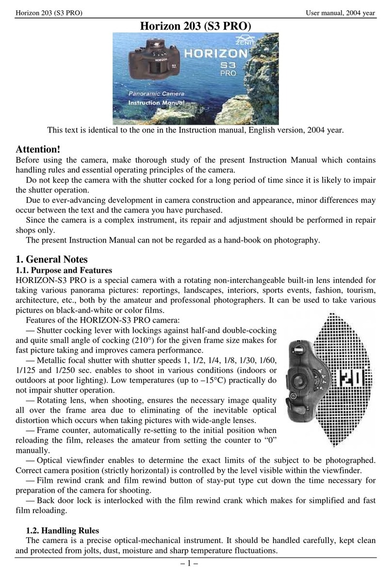 Zenit Horizon 203 S3 PRO user manual