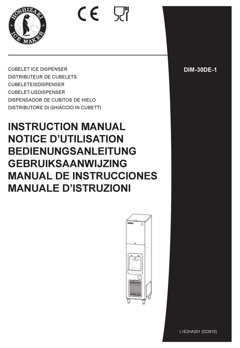 Hoshizaki DIM-30DE-1 instruction manual