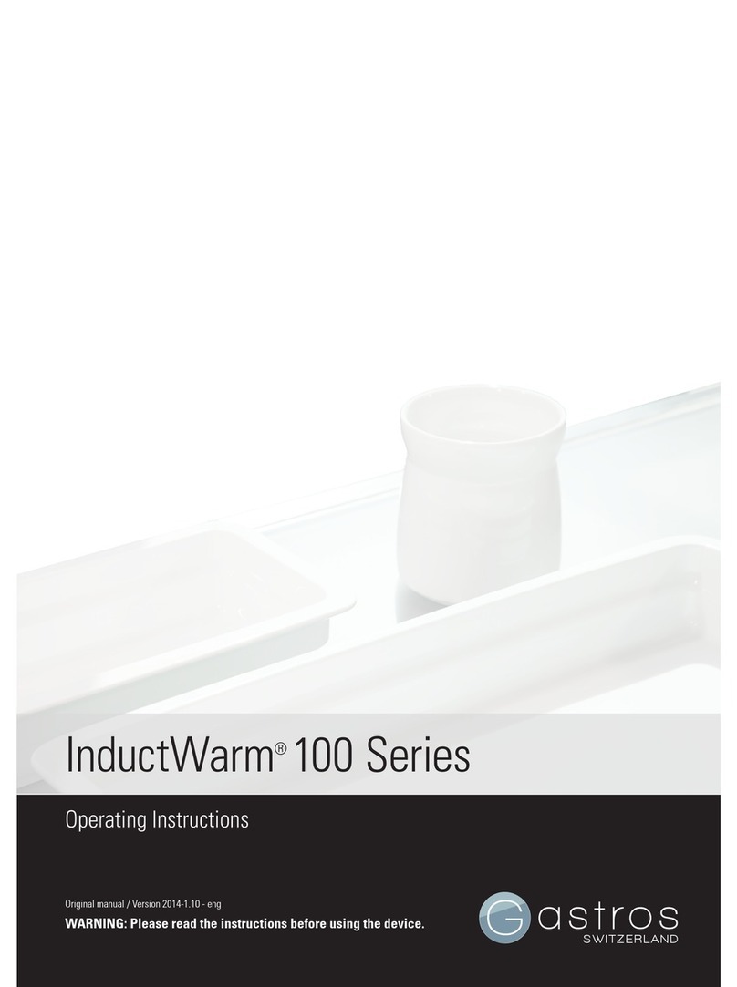 Gastros InductWarm 100 Series User manual