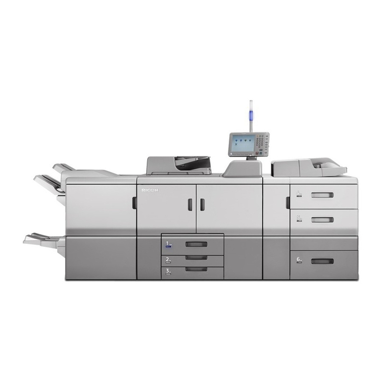 Ricoh Pro 8100S User manual