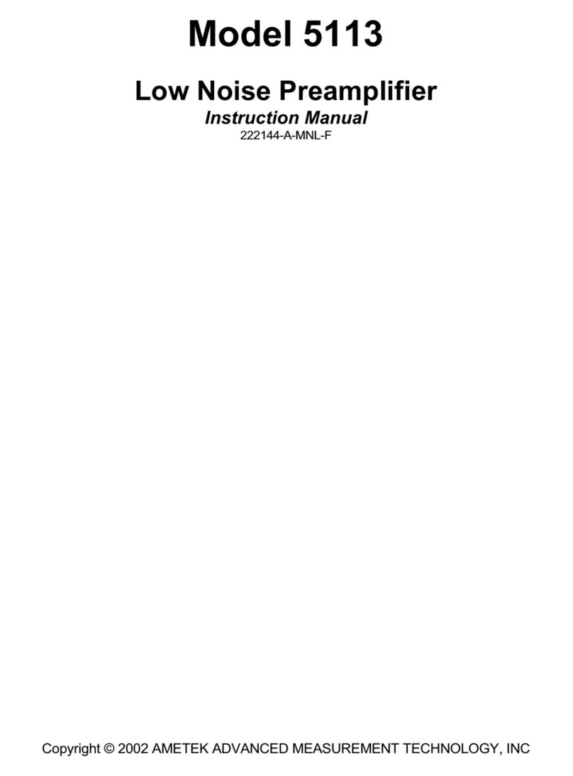Ametek 5113 User manual
