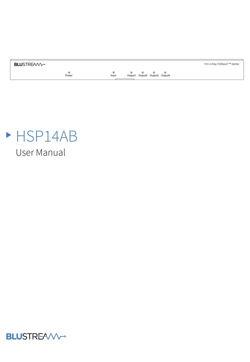 Blu Stream HSP14AB User manual