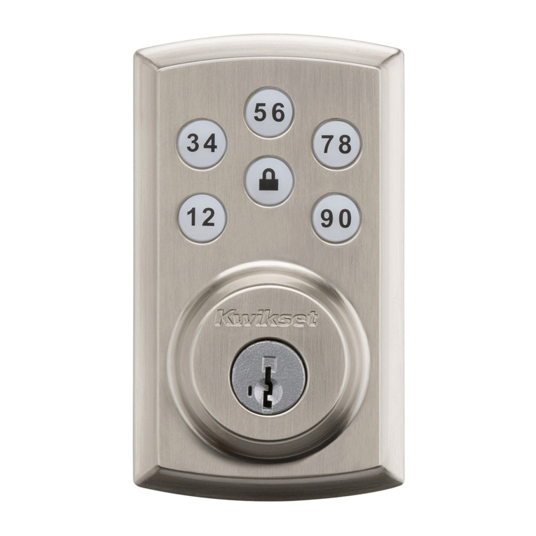 Kwikset Smartcode 888 Installation and user guide