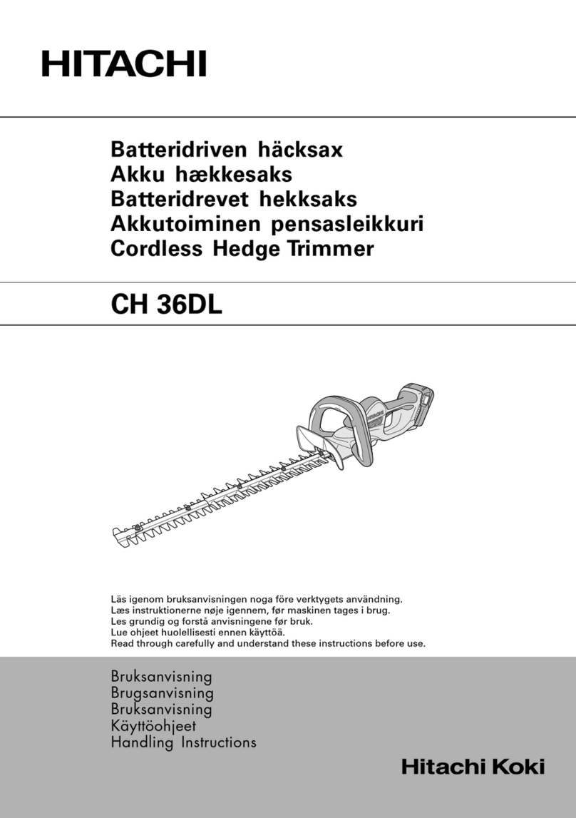 Hitachi CH 36DL User manual