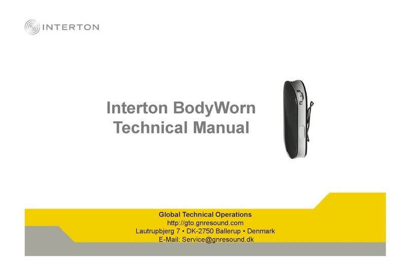 Interton IBW1-V Technical manual