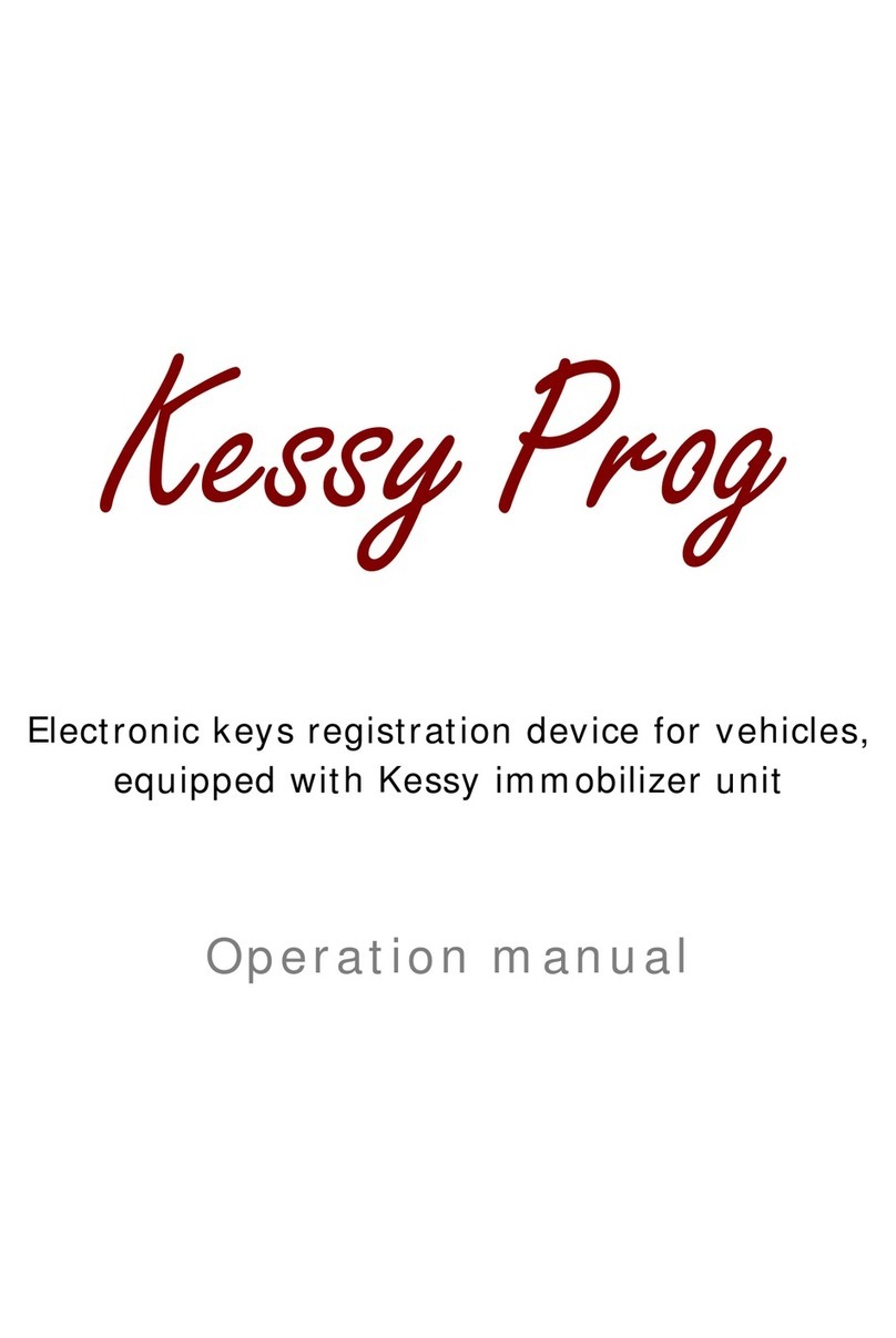 Mehaco Kessy Prog User manual