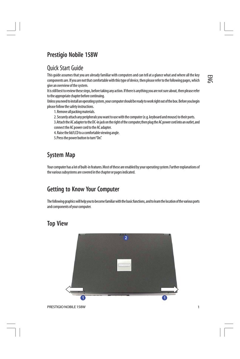 Prestigio Nobile 158W User manual