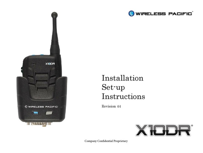 Wireless Pacific X10DR ELITE Installation & setup instructions