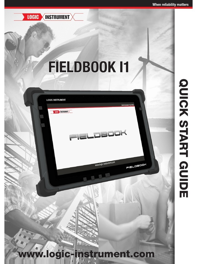Logic Instrument Fieldbook I1 User manual Logic Instrument Fieldbook I1 User manual