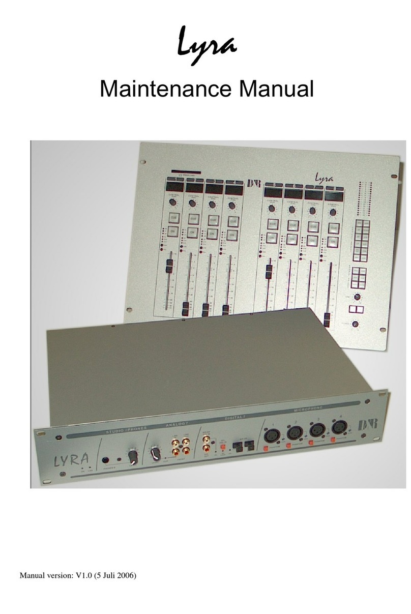 D&R Lyra Maintenance manual