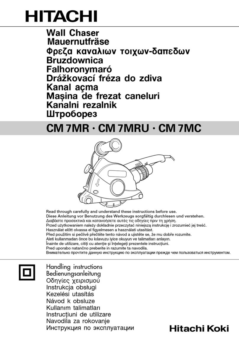 Hitachi CM 7MR User manual