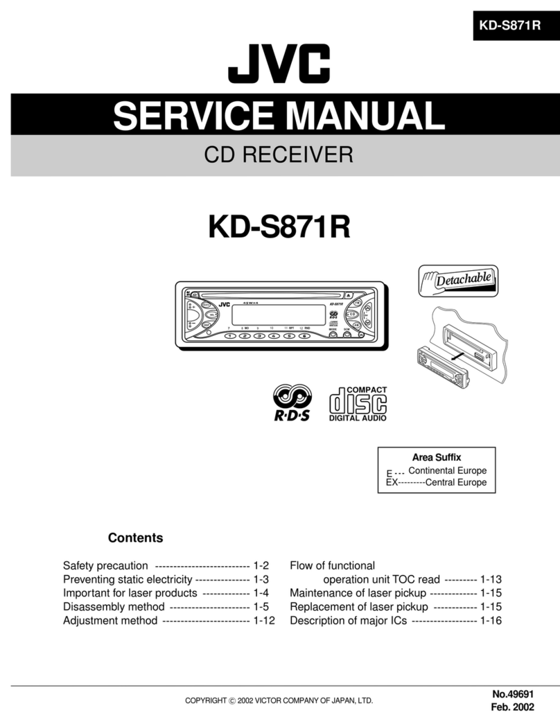 JVC KD-S871R User manual