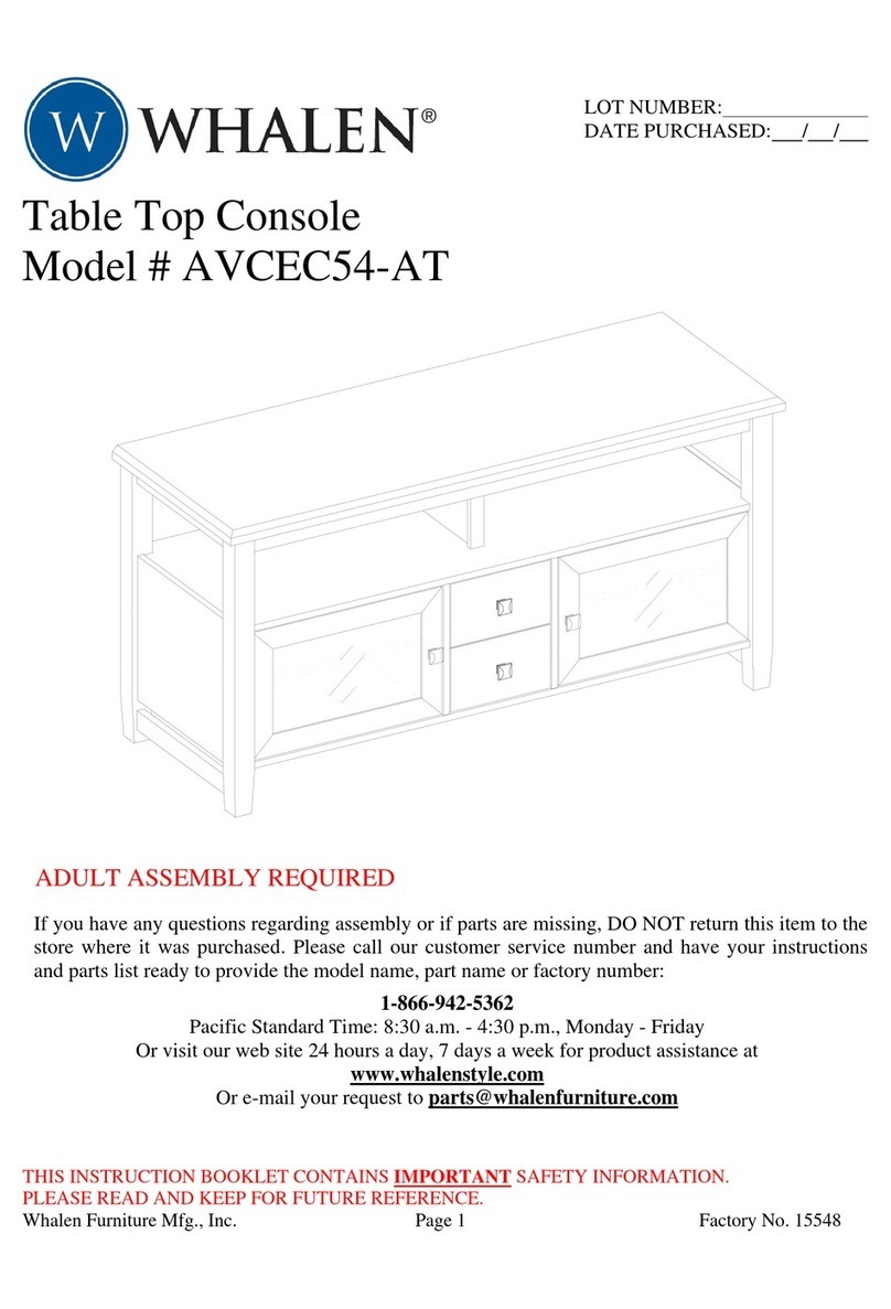 Whalen AVCEC54-AT User manual Whalen AVCEC54-AT User manual