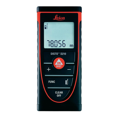 Leica DISTO D210 User manual