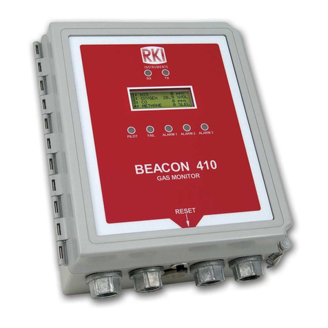 RKI Instruments beacon 410 Operator's manual