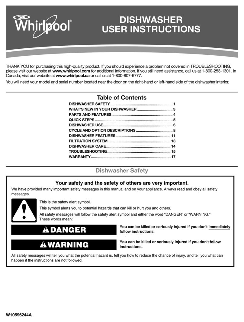 Whirlpool W10282479 User manual