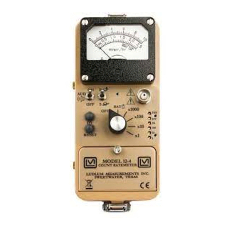 LUDLUM 12-4 User manual