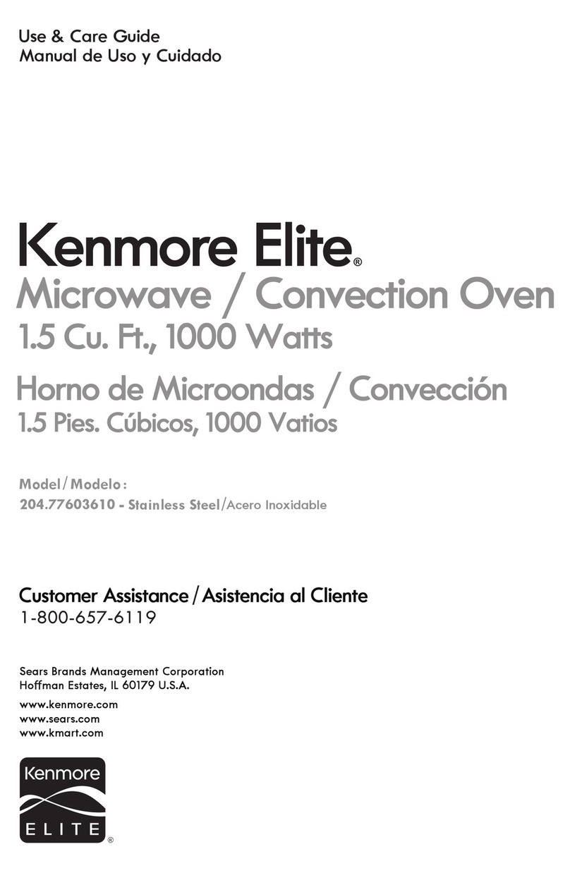 Kenmore 204.77603610 Use & care guide