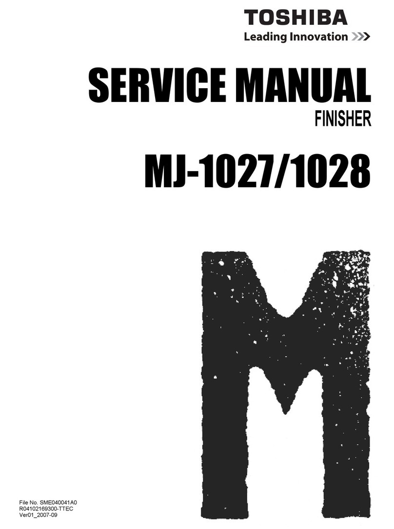 Toshiba MJ-1027 Service manual