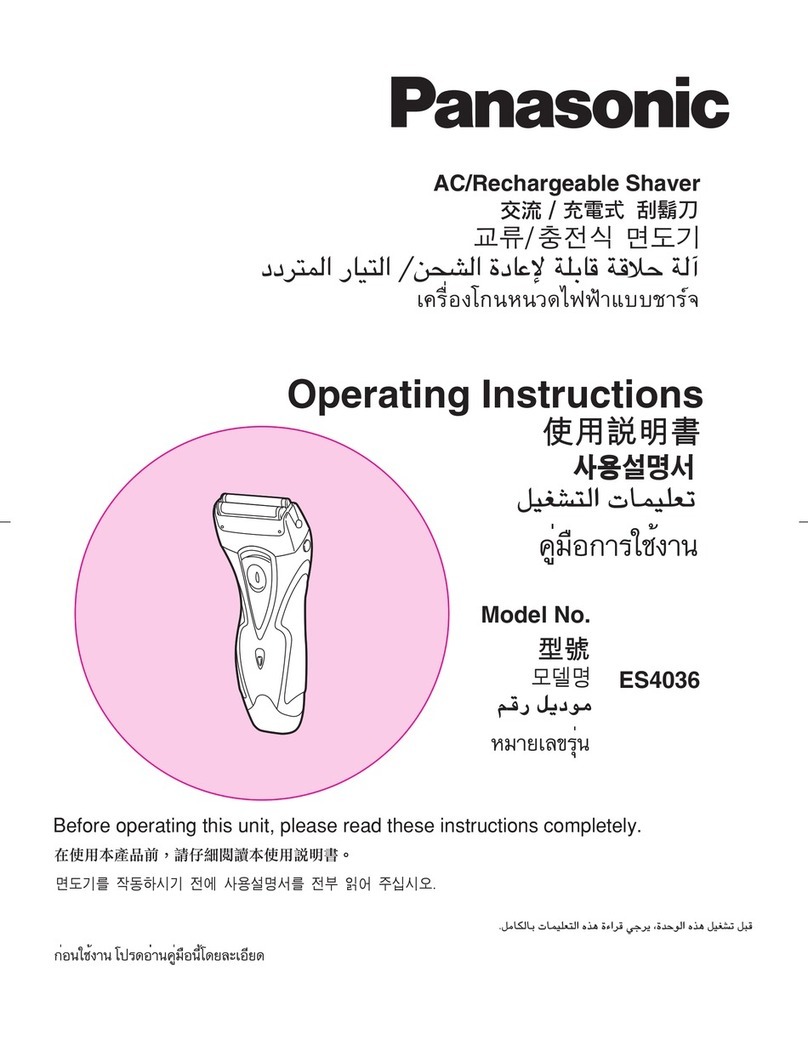 Panasonic ES4036 operating instructions