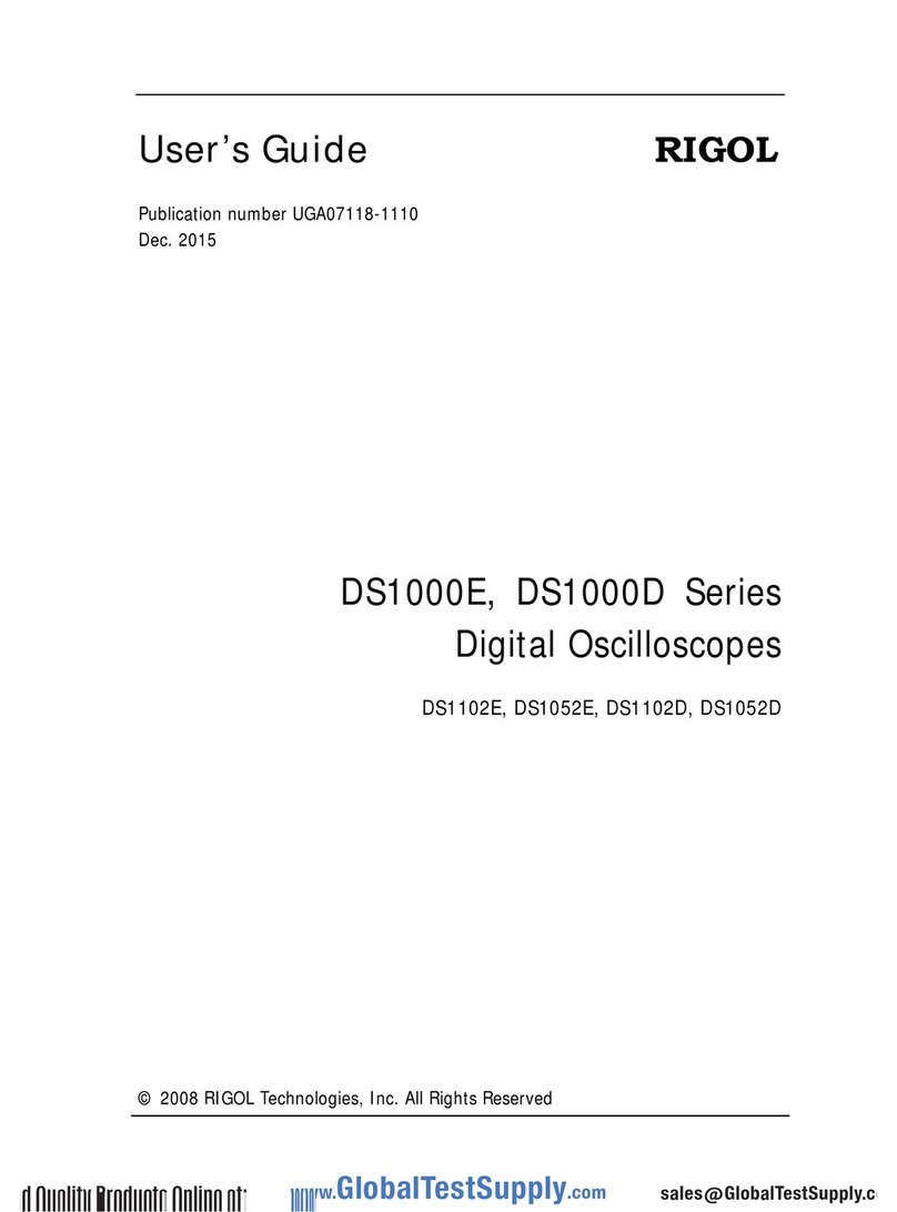 Rigol DS1000E series User manual