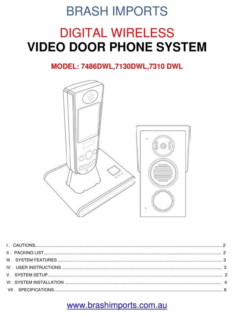 BRASH IMPORTS 7486DWL User manual