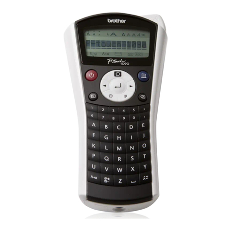 Brother PT1090 - P-Touch - Labelmaker Service manual