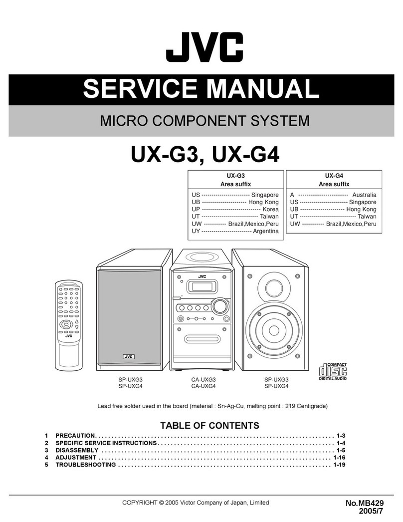 JVC SP-UXG3 User manual