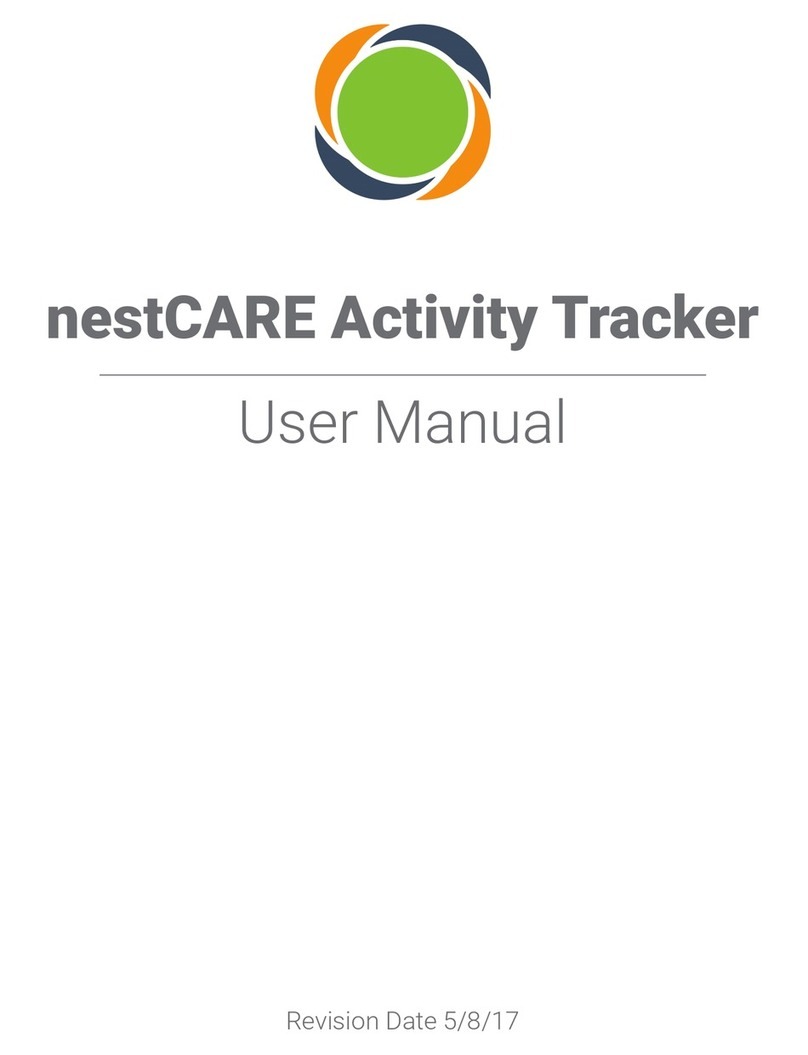 MY `NEST nestCARE Activity Tracker user manual