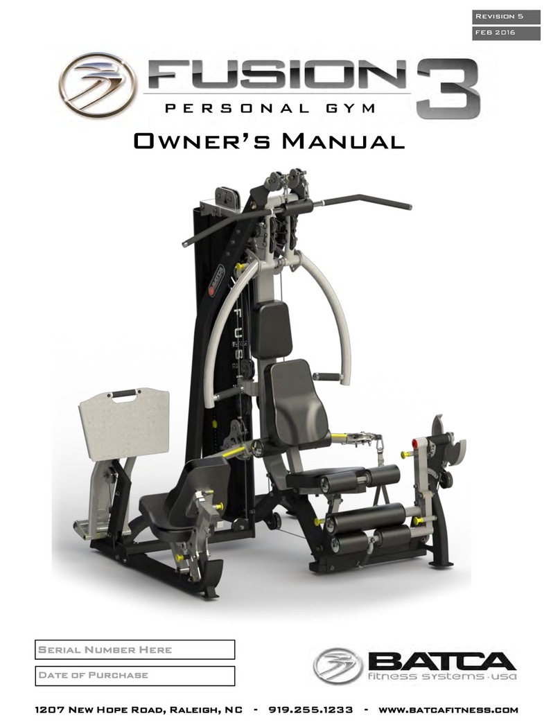 Batca Fusion 3 owner's manual