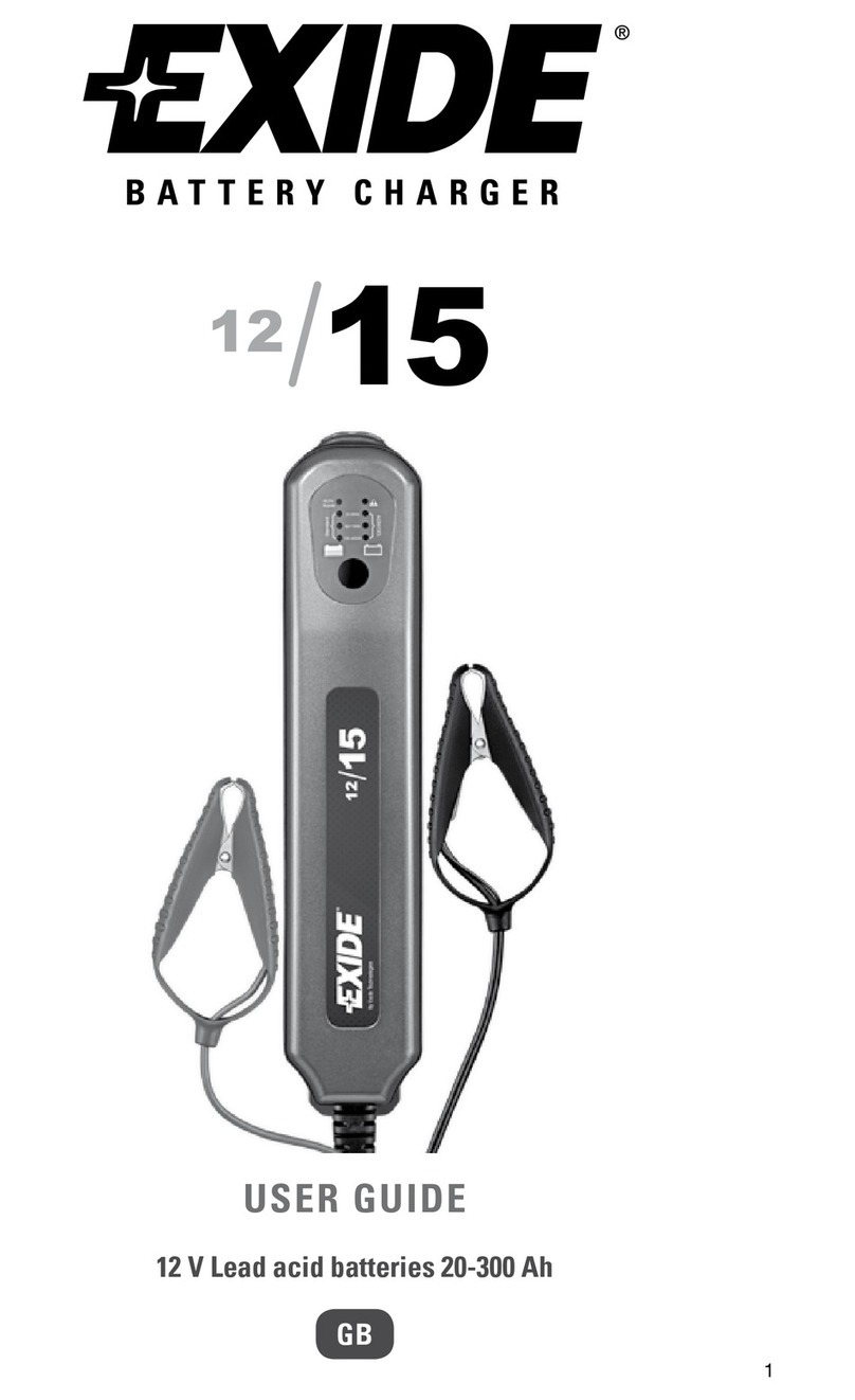 Exide 12/15 user guide